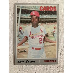 1970 Topps Set-Break #330 Lou Brock VG